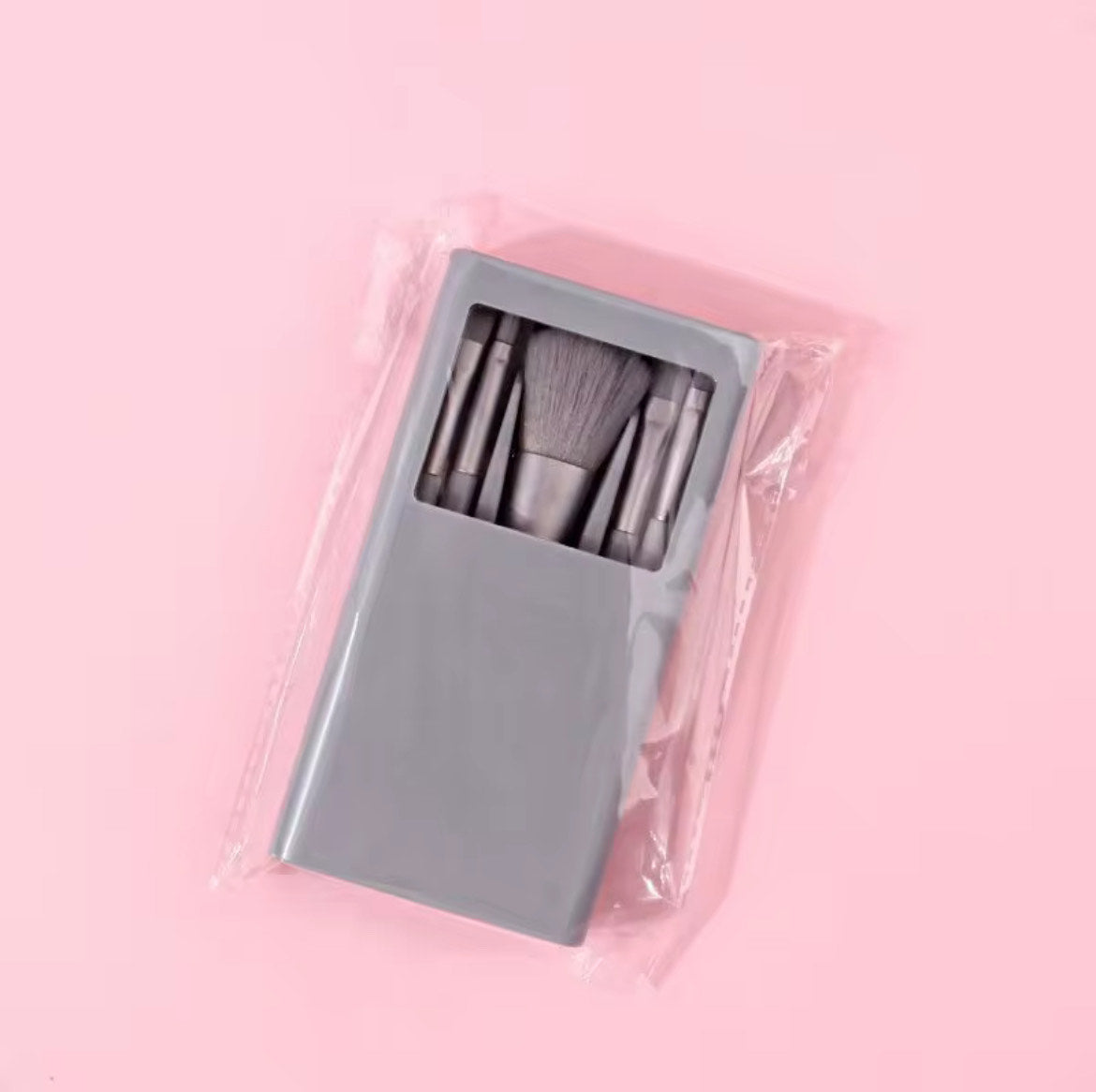 Set 5 Pensule Machiaj Profesionale + cutie cu oglindă